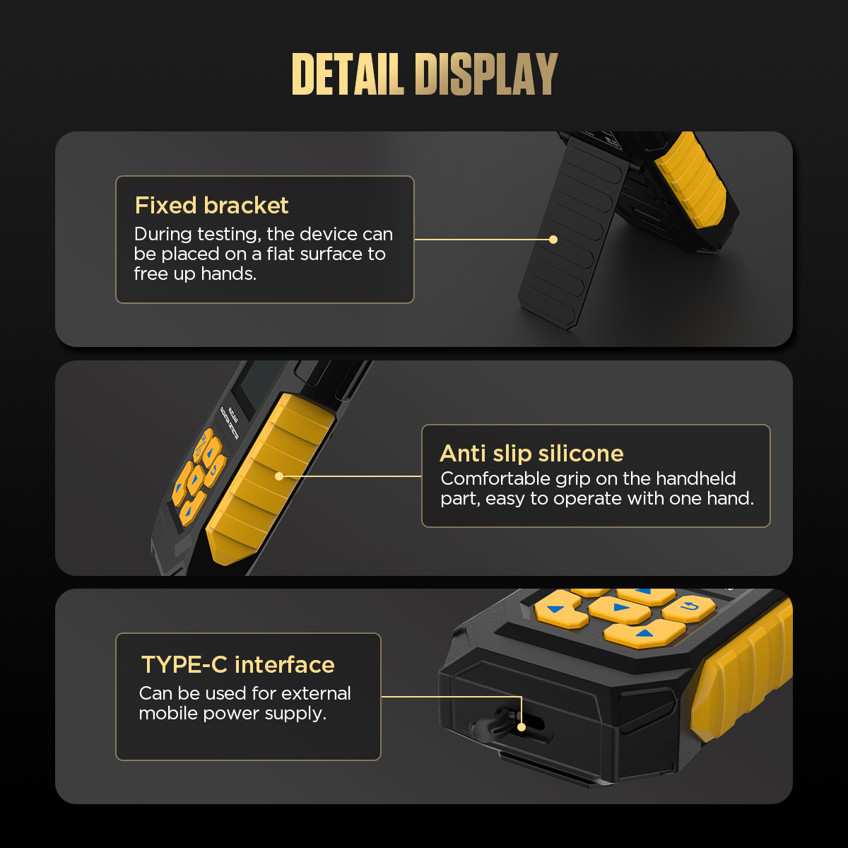 AUTOOL ND300 Geiger Counter Nuclear Radiation Detector Portable Handheld Beta Gamma X-ray