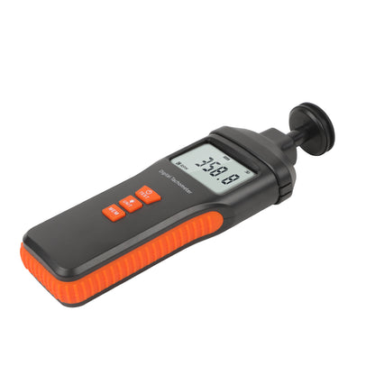 CMTOOL RPM Meter Digital Tachometer, 9.0-99999 RPM Gauge Kit, Handheld Contact and Non Contact Tachometer, High Precision