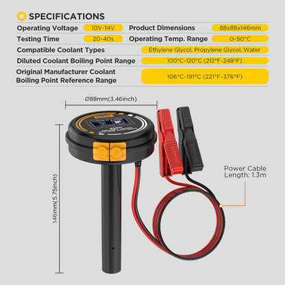 AUTOOL AS509 Coolant Boiling Point Tester
