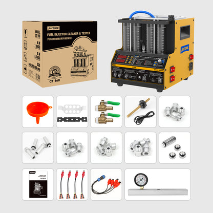 AUTOOL CT160 Fuel Injector Tester & Heating Ultrasonic Cleaner Machine