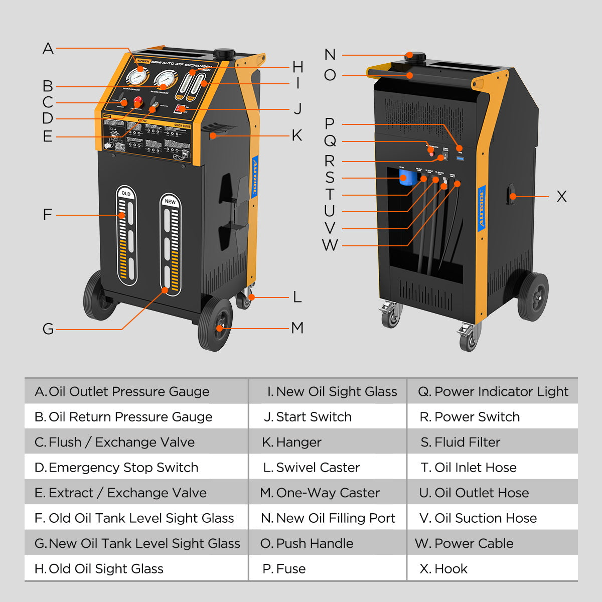 AUTOOL ATF702 Transmission Fluid Exchanger