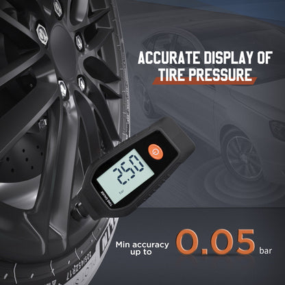 Digital Tyre Pressure Gauge 7.5~99PSI Tyre Depth Gauge Thread Checker 0~15mm