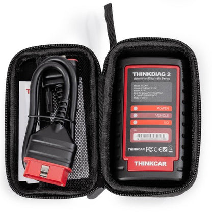 THINKCAR ThinkDiag 2 Thinkdiag2 ALL Software 1 Year Free Update Diagnostic tool Supports CAN FD DoIP, ECU Coding Active Test 15 Reset Function