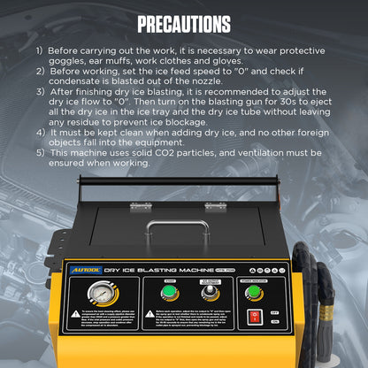 AUTOOL HTS708 Dry Ice Blasting Cleaning Machine