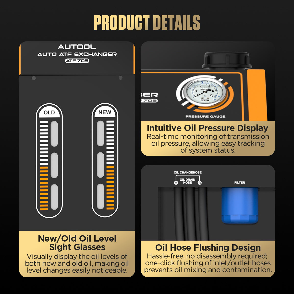 AUTOOL ATF705 Transmission Fluid Exchanger