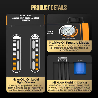 AUTOOL ATF705 Transmission Fluid Exchanger