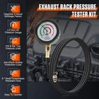 Exhaust Back Pressure Tester with 6-Foot Hose, Exhaust Back Pressure Gauge Kit