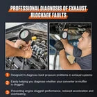 Exhaust Back Pressure Tester with 6-Foot Hose, Exhaust Back Pressure Gauge Kit