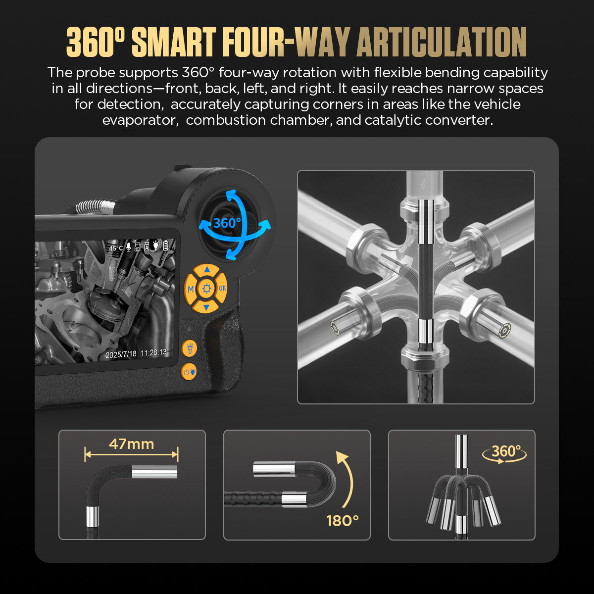 AUTOOL SVB405 Automotive Engine Borescope Camera