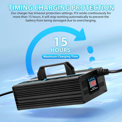 36 Volt Golf Cart Battery Charger for EZGO Yamaha Club Car Golf Carts, 18 Amp 36V Golf Cart Charger 36 Volt EZ GO Club Car Charger, Trickle Charge,5-7 Hours Full Charge,16FT Cord for Lead Acid Battery