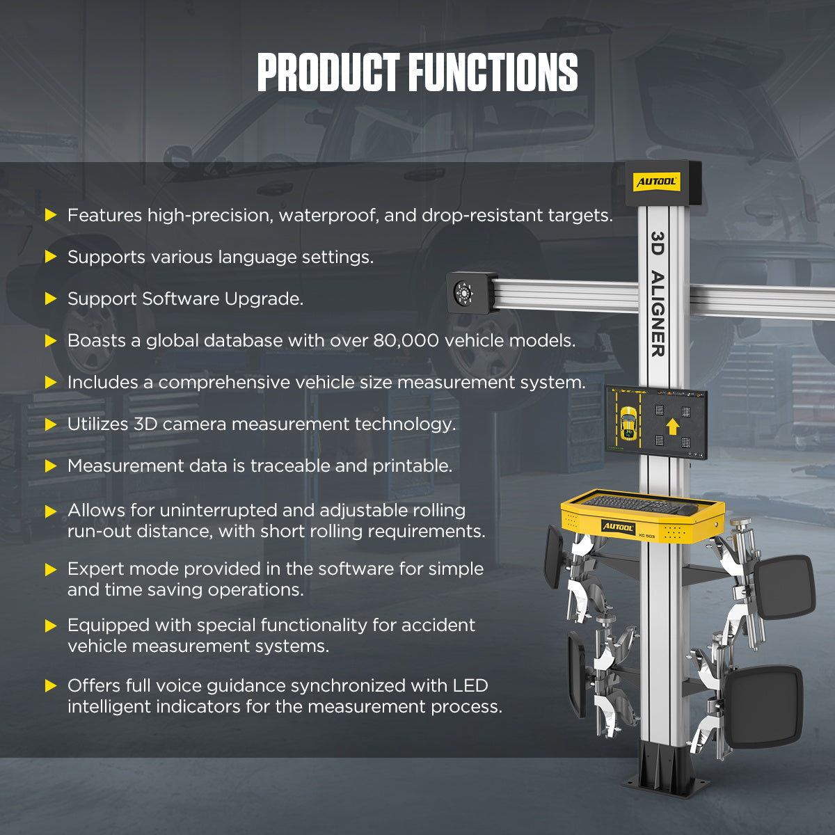 AUTOOL XC503 Tire Alignment Tool