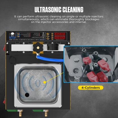 AUTOOL CT160 Fuel Injector Tester & Heating Ultrasonic Cleaner Machine