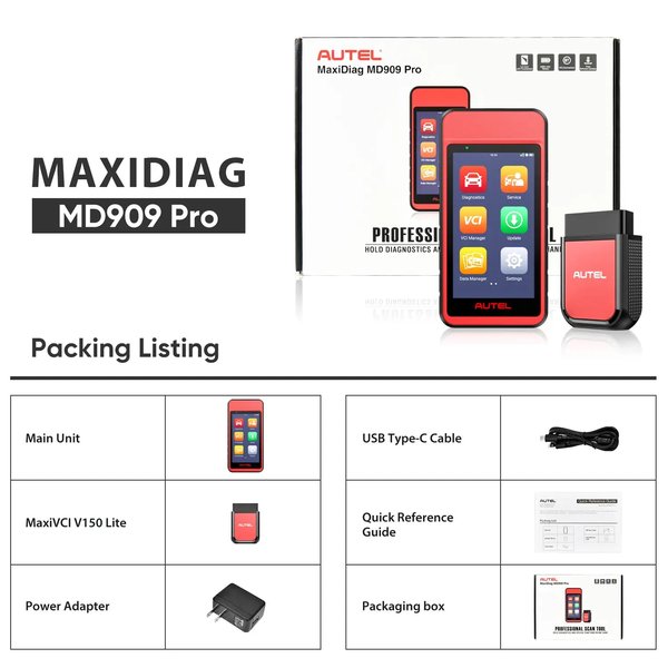 MaxiDiag MD909 Pro