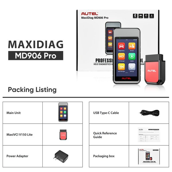 MaxiDiag MD906 Pro