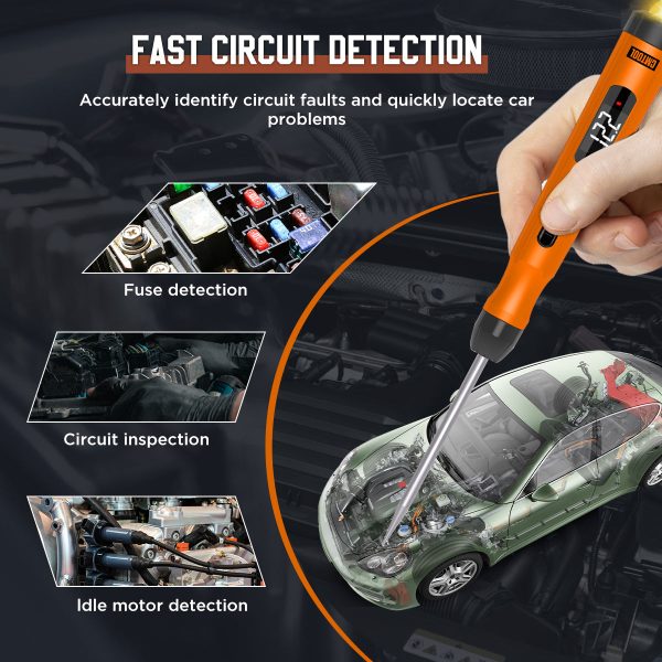 CMTOOL P50 multifunctional vehicle voltage tester 12v