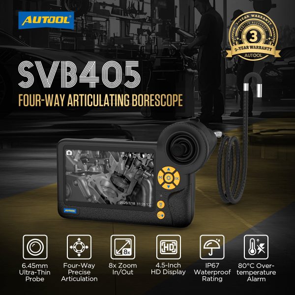 AUTOOL SVB405 Automotive Engine Borescope Camera