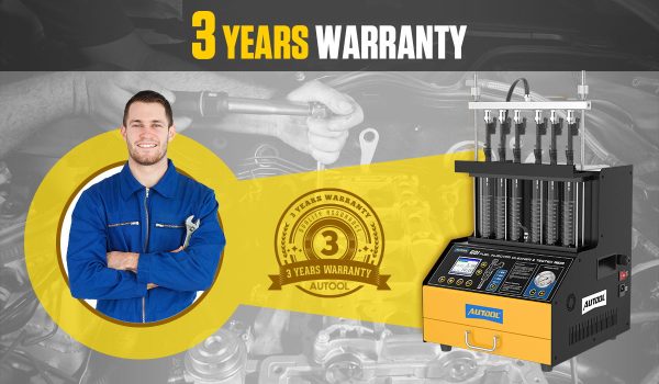 AUTOOL Automotive 6-Cylinder EFI,FSI,GDI Fuel Injector Cleaning Machine