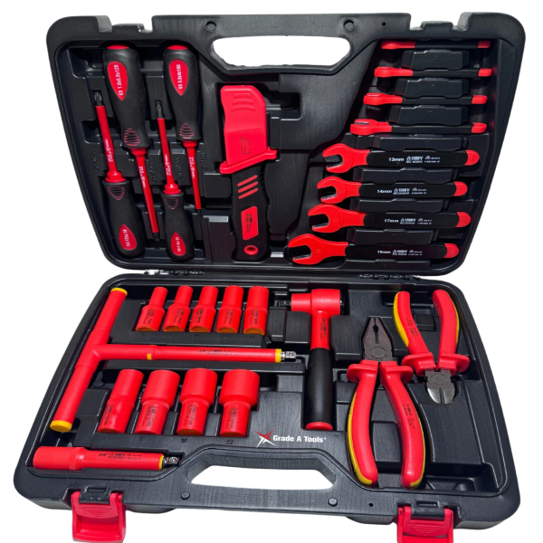27 Piece 1000v Insulated Hand Tool kit - For Electric Vehicle Repairs