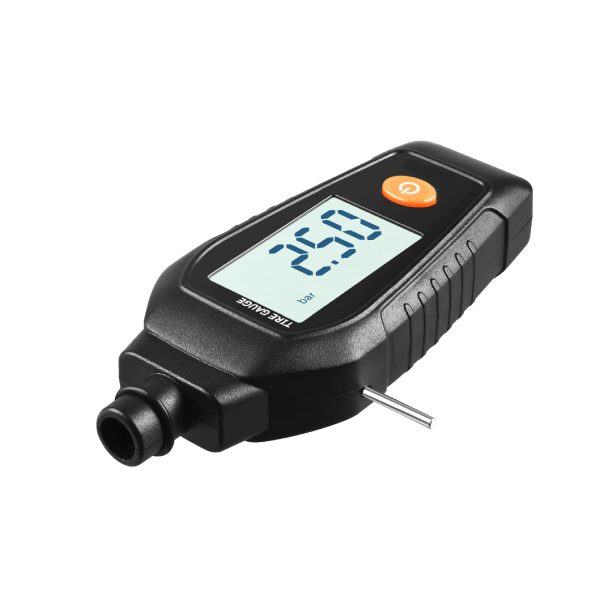 Digital Tyre Pressure Gauge 7.5~99PSI Tyre Depth Gauge Thread Checker 0~15mm