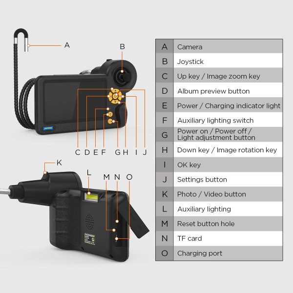 AUTOOL SVB405 Automotive Engine Borescope Camera