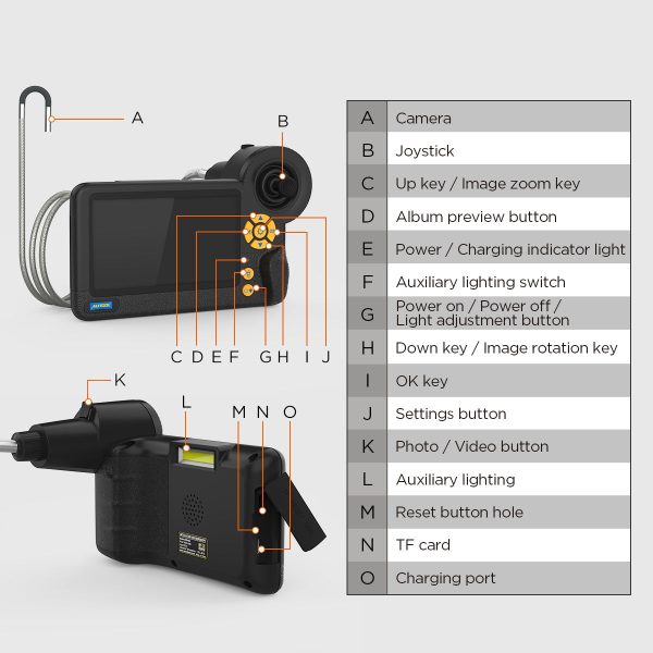 AUTOOL SVB408 Automotive Engine Borescope Camera