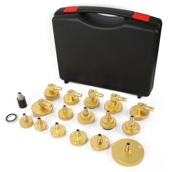 17PCS Brake Bleeder Adapter Set Master Cylinder Bleeder Tool
