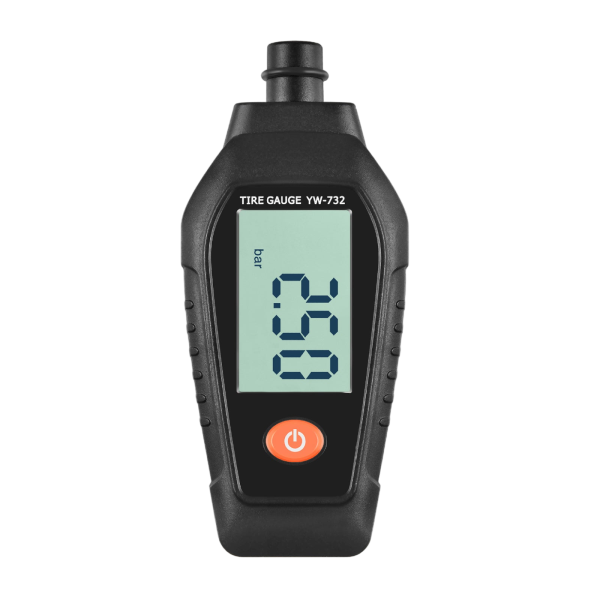 Digital Tyre Pressure Gauge 7.5~99PSI Tyre Depth Gauge Thread Checker 0~15mm