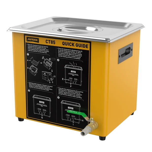 AUTOOL CT85 10 L 4-Transducer Heated Ultrasonic Parts Cleaner