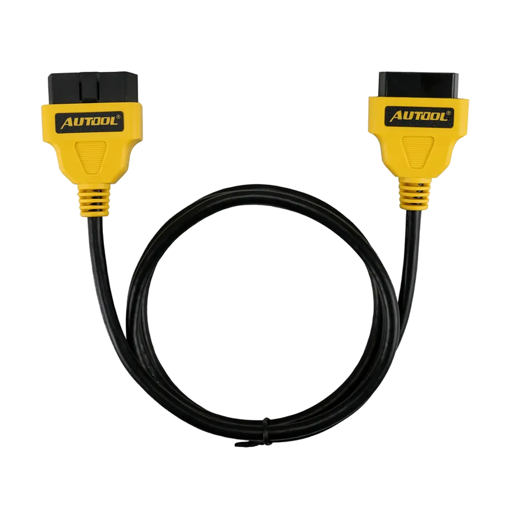 AUTOOL 150cm Two-Pack OBD2 Extension Cable