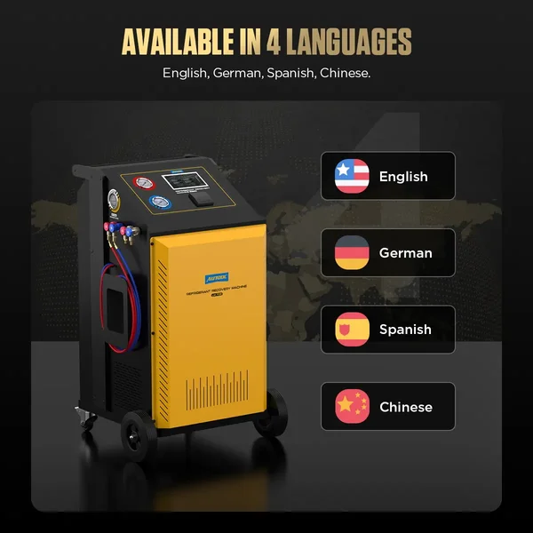 AUTOOL LM708 R134a & R1234yf Recovery and Recharge Machine