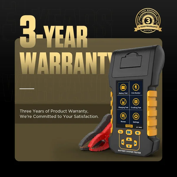AUTOOL BT880 Automotive Battery Tester with Leakage Monitoring