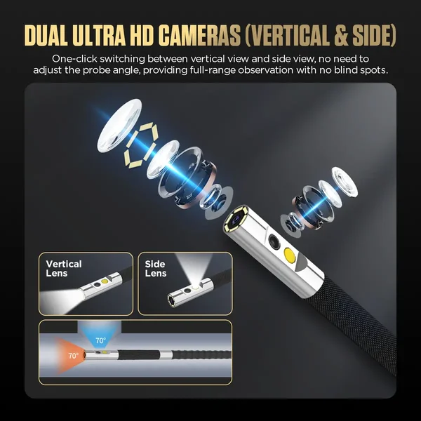 AUTOOL SVB403 Dual-Lens Two-Way Borescope