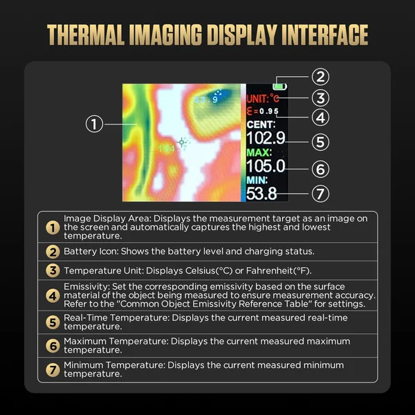 AUTOOL DM208 True RMS Digital Multimeter with Thermal Imaging