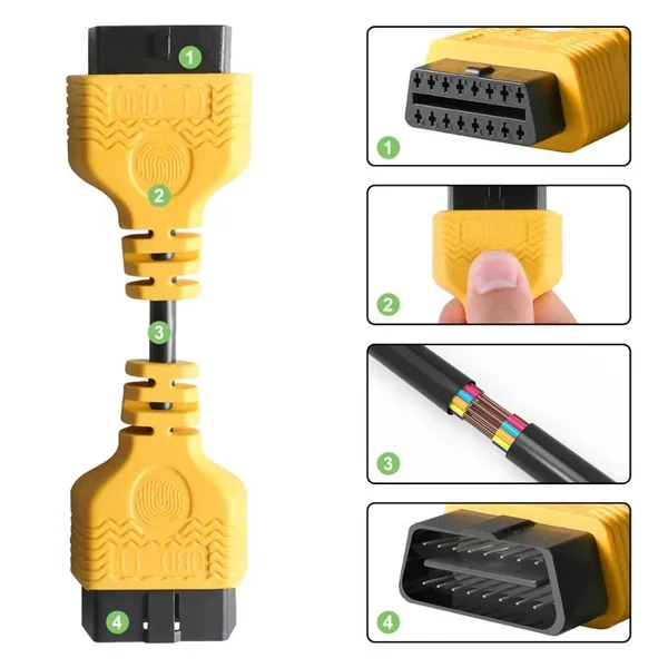 AUTOOL Short OBD2 Extension Cable