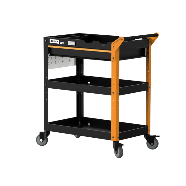 AUTOOL T33 Three-Tier Workshop Tool Cart with Drawer