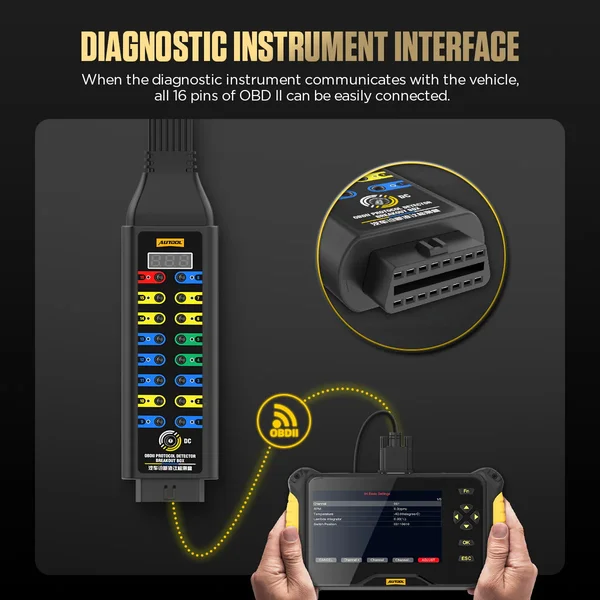 AUTOOL Upgraded OBD2 Breakout Box