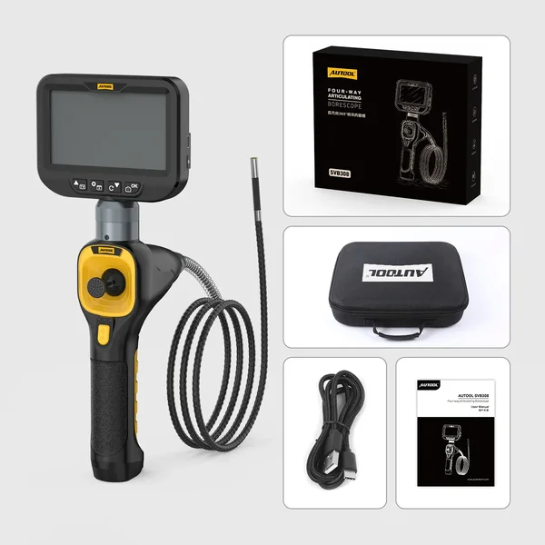AUTOOL SVB308 Four-Way Articulating Automotive Borescope