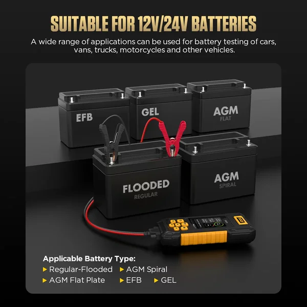 AUTOOL BT760 Automotive Battery Tester with Thermal Printer