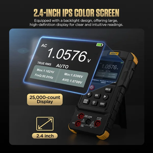 AUTOOL DM208 True RMS Digital Multimeter with Thermal Imaging