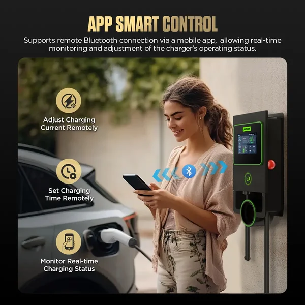 AUTOOL C701 Wall-Mounted Type 2 EV Charging Station