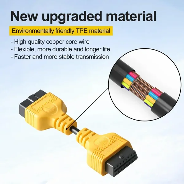 AUTOOL Short OBD2 Extension Cable