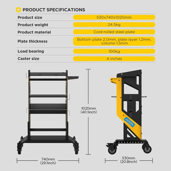 AUTOOL T22 Tiered ECU Programming Cart