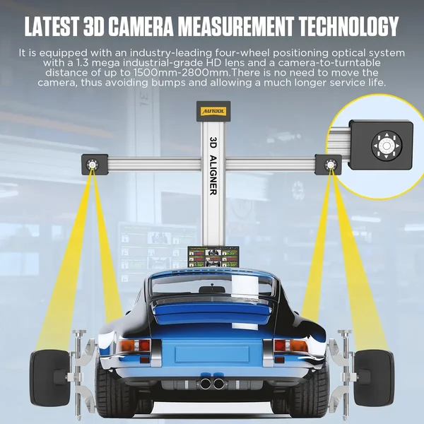 AUTOOL XC505 3D Wheel Alignment Machine with Mobile Workstation