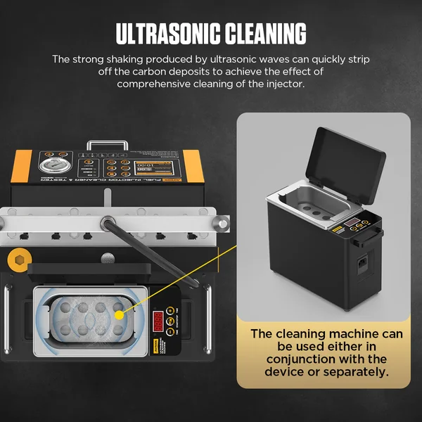 AUTOOL FN606 6-Cylinder GDI/EFI/FSI Fuel Injector Cleaner and Tester