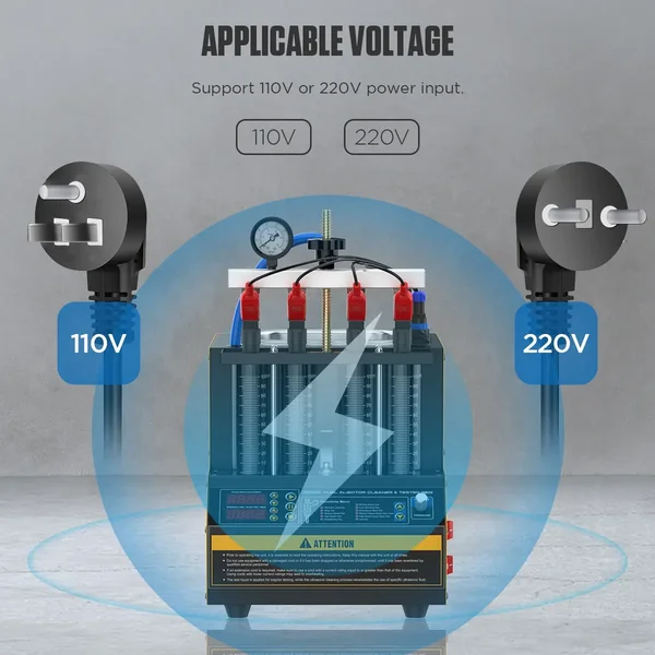 AUTOOL CT160 4-Cylinder Heated Fuel Injector Cleaner and Tester