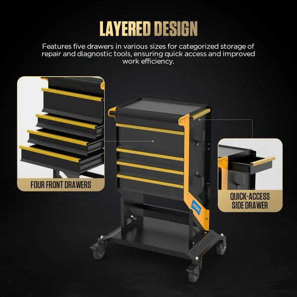 AUTOOL T27 Four-Drawer Workshop Trolley