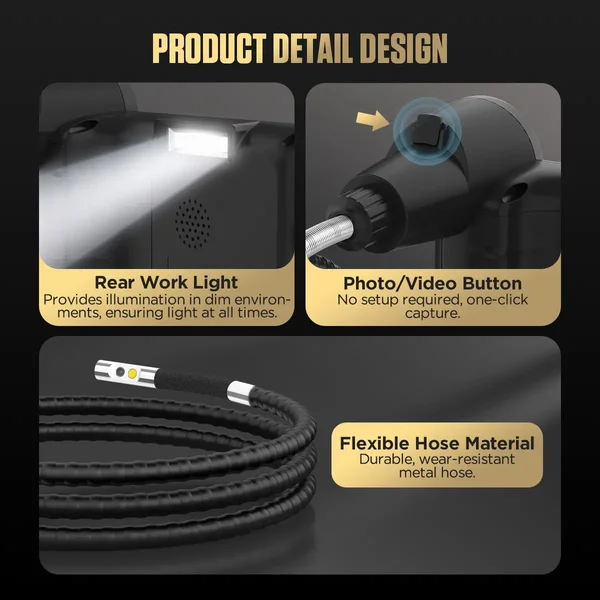 AUTOOL SVB403 Dual-Lens Two-Way Borescope
