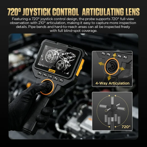 AUTOOL V82 6.25 mm Four-Way Articulating Borescope