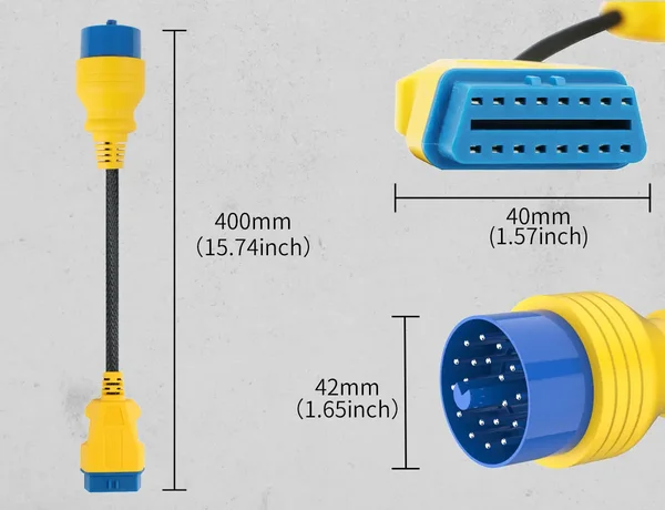 AUTOOL BMW 20-Pin to 16-Pin 40cm OBD2 Adapter Cable