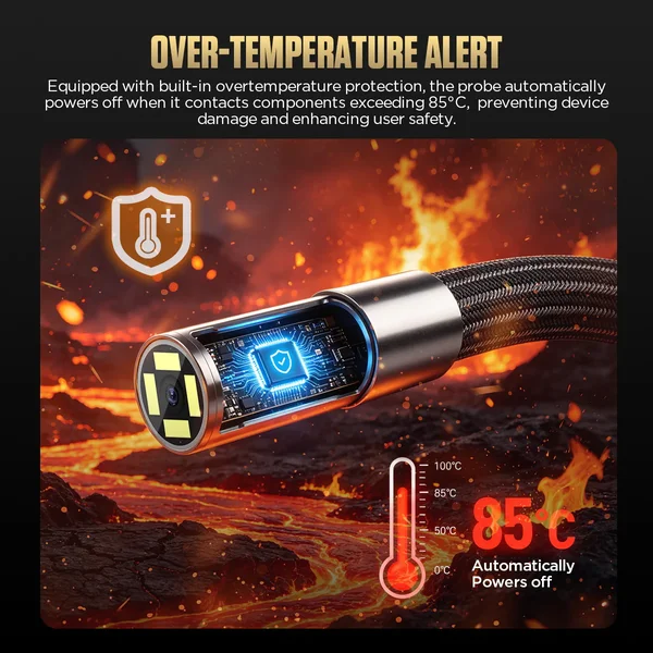 AUTOOL V86 2.8 mm Two-Way Articulating Borescope